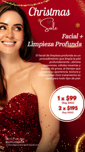 FACIAL LIMPIEZA PROFUNDA/2 TRATAMIENTOS